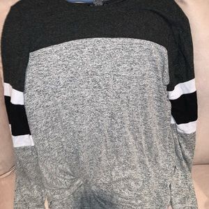 grey long sleeve